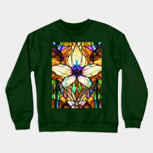 Stained Glass Lily Crewneck Sweatshirt